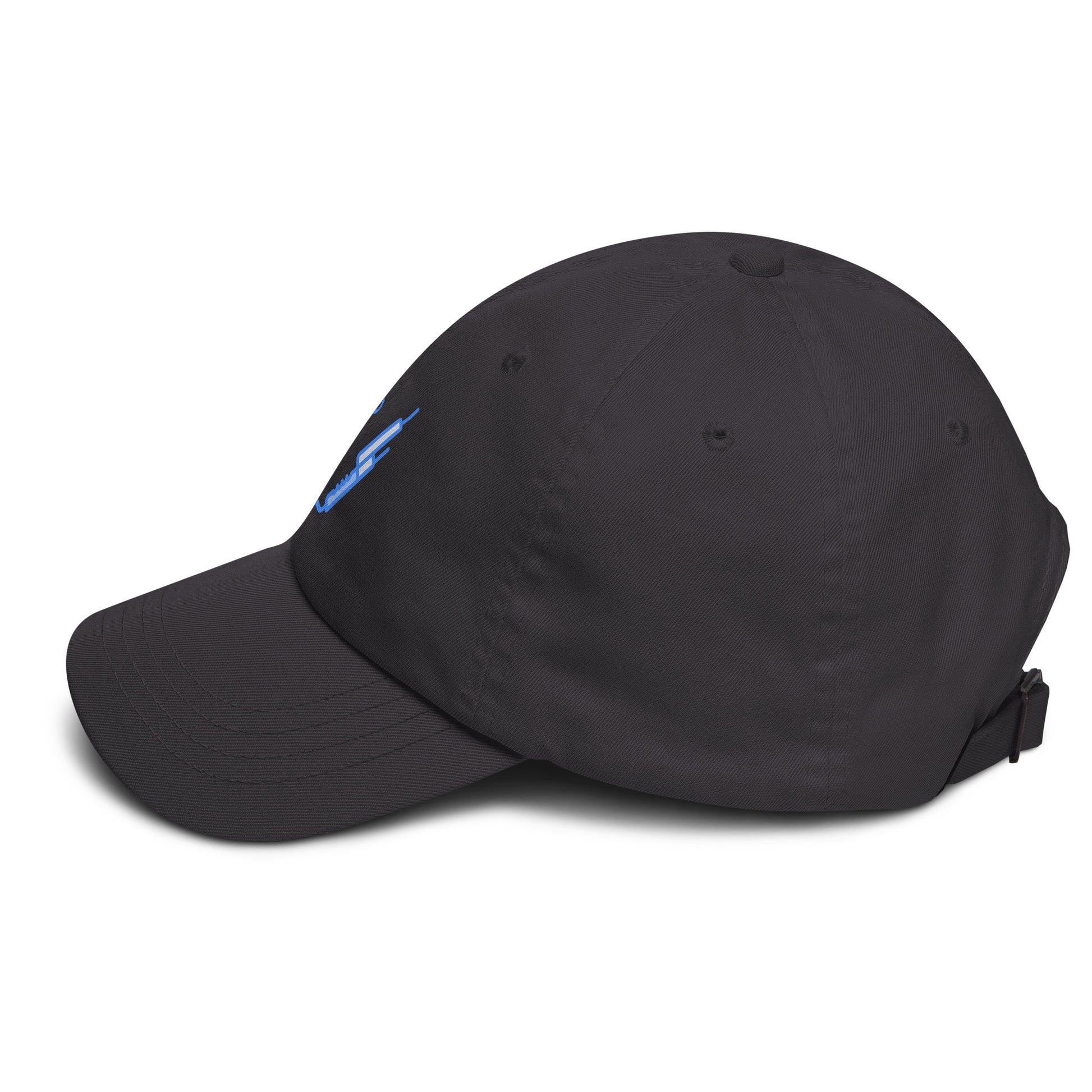 Proton Unit - Futuristic Gadget - Cap - Baseball Cap - Dark Grey -Left side