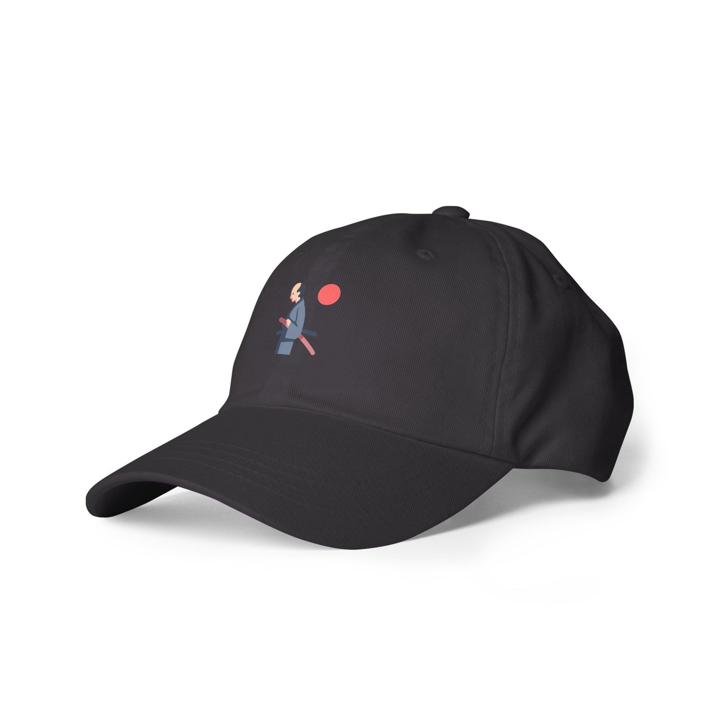 Samurai - Honour In Silence - Cap - Baseball Cap - Dark Grey - Left front