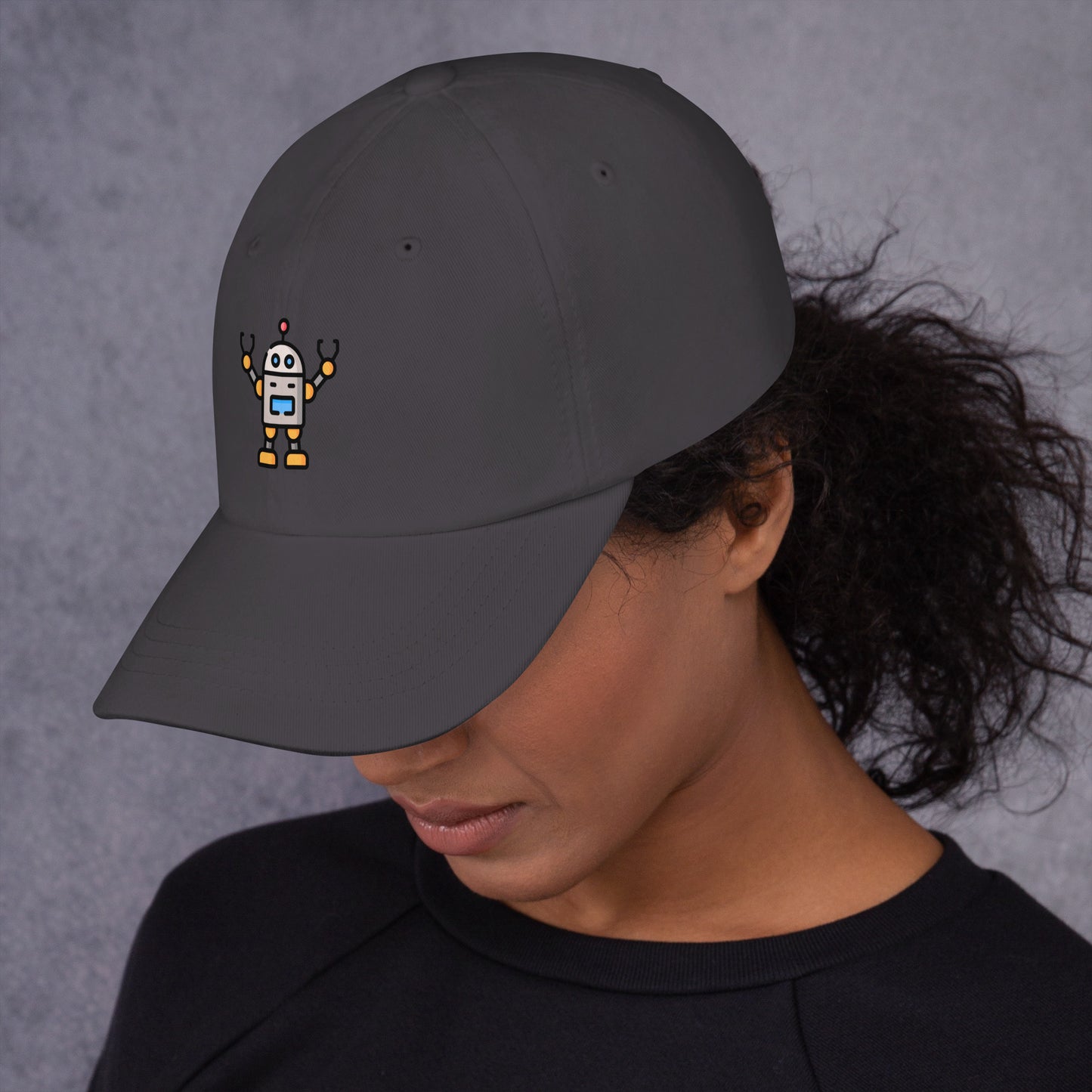 Robbie - Classic Space Guardian - Cap - Baseball Cap - Dark Grey - Left side