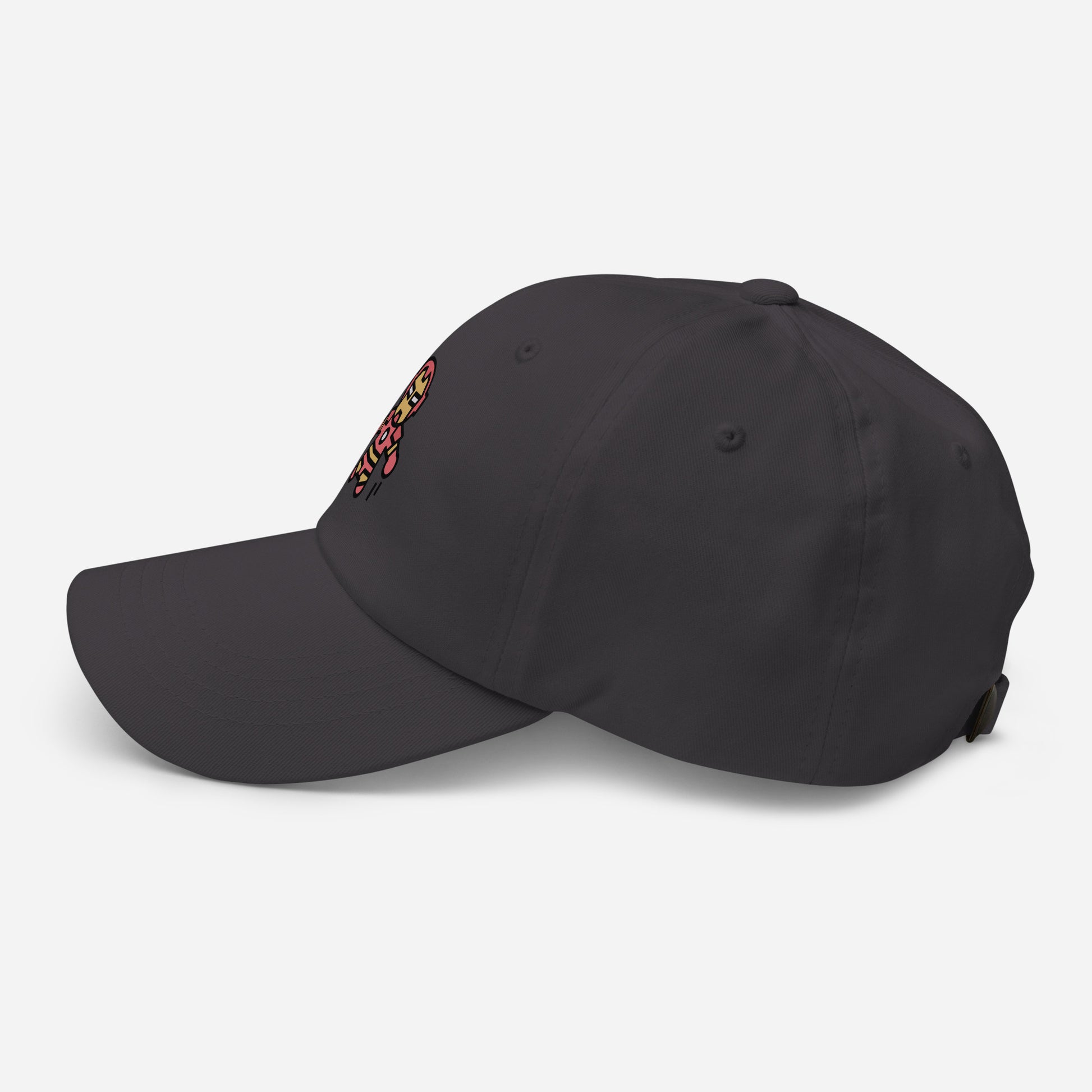 The Man - Armoured & Awesome - Cap - Baseball Cap - Dark Grey - Left side