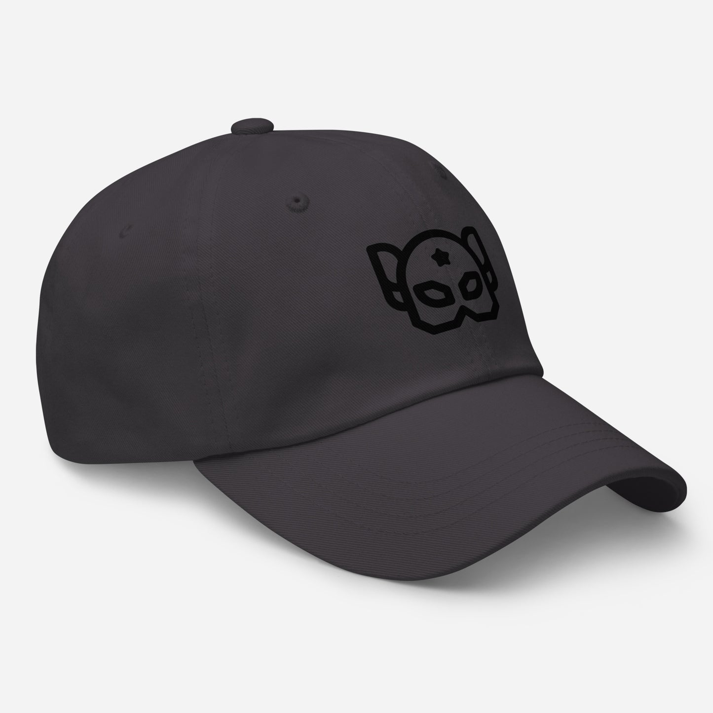 Hero Mask - “Galactic Guardian” - Cap - Baseball Cap - Dark Grey - Right front