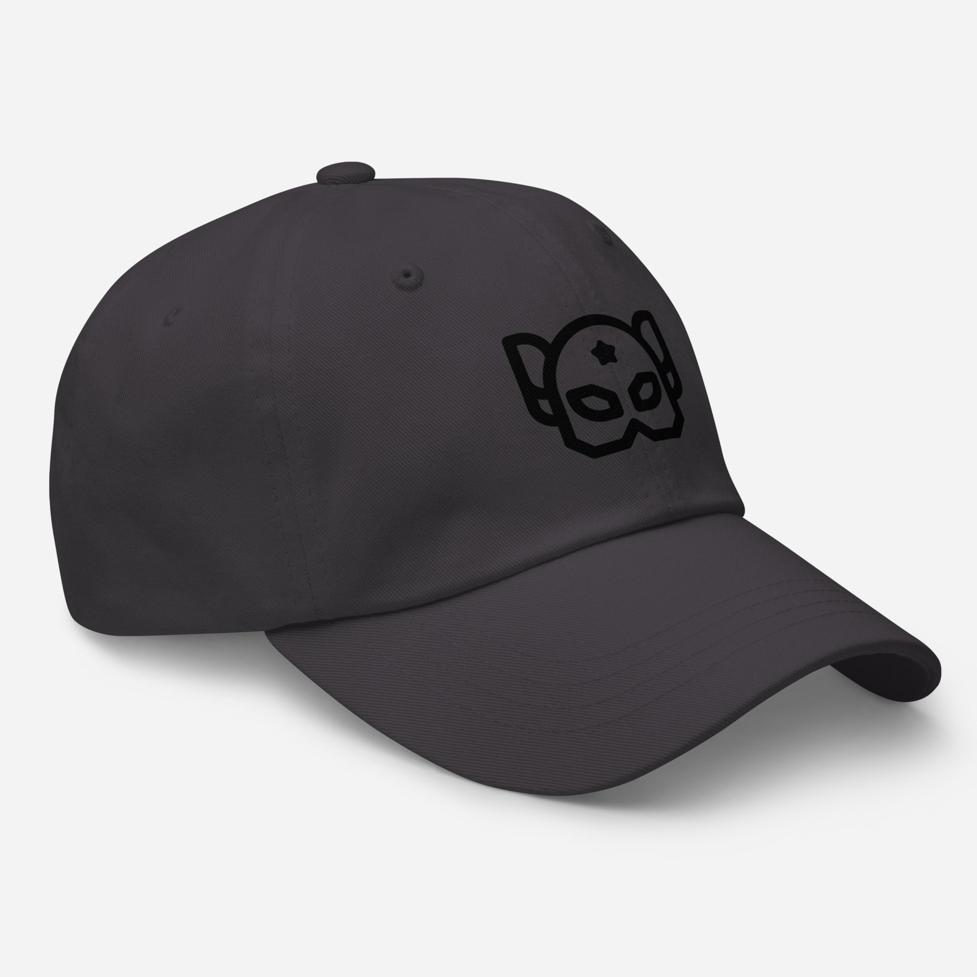 Hero Mask - “Galactic Guardian” - Cap - Baseball Cap - Dark Grey - Right front