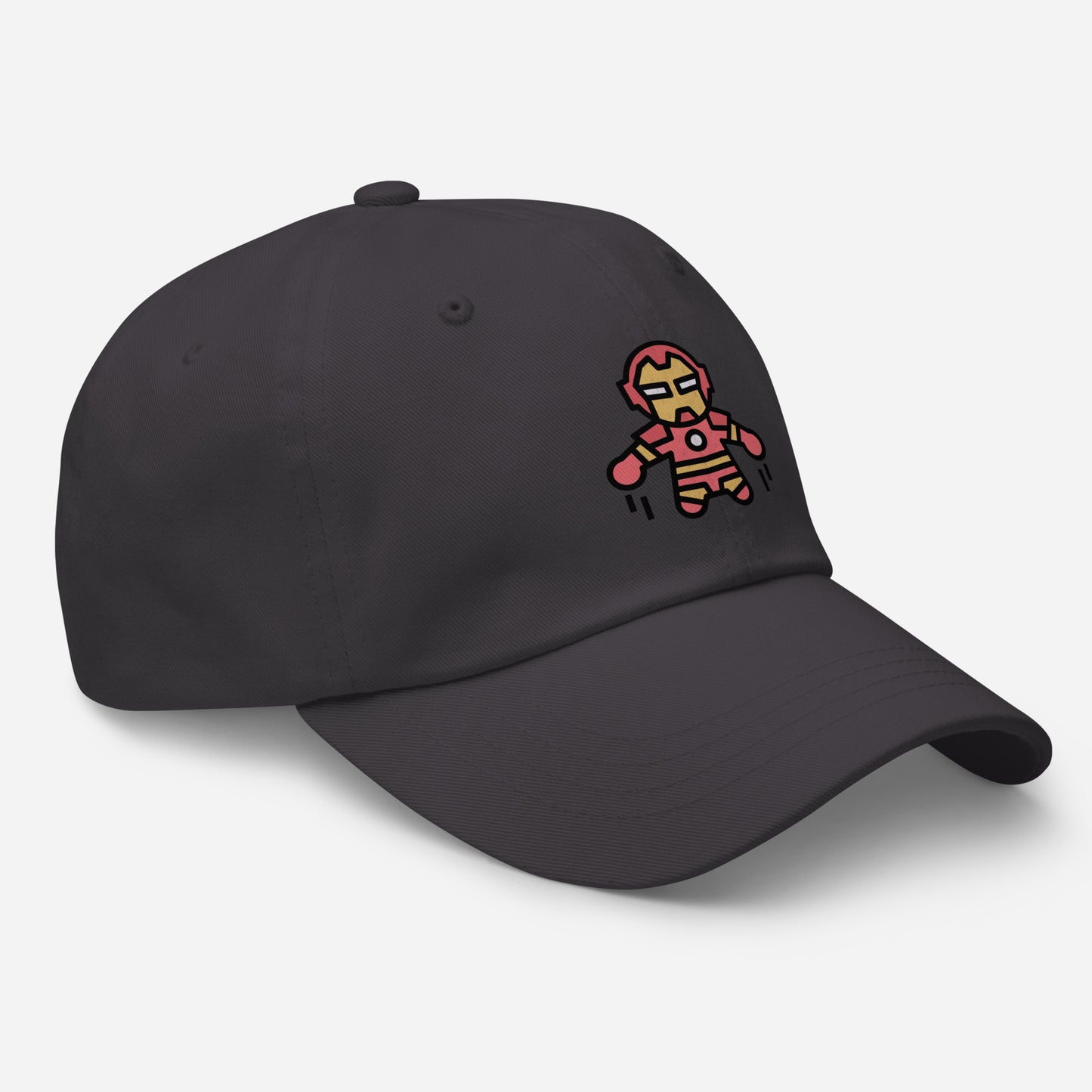 The Man - Armoured & Awesome - Cap - Baseball Cap - Dark Grey - Right front