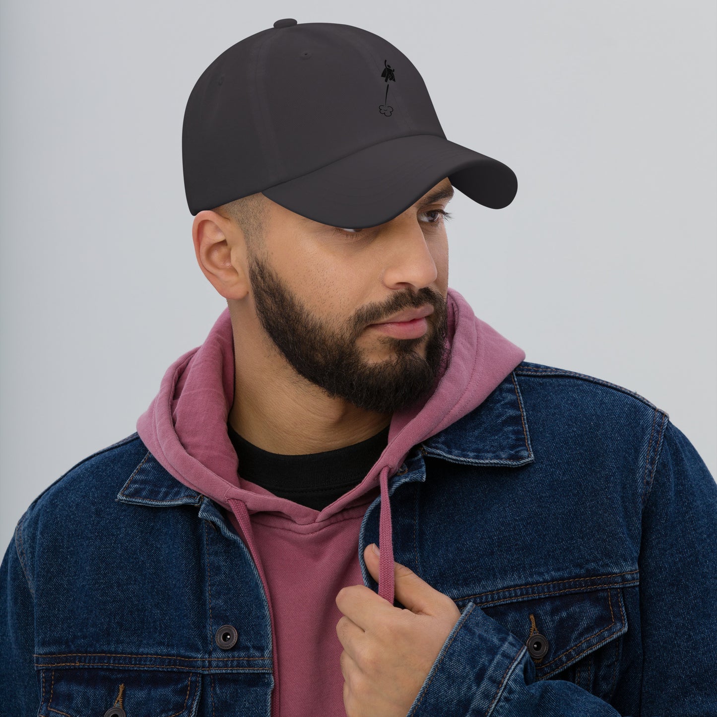 Duty Calls - Up, Up And Gone - Cap - Baseball Cap - Dark Grey - Right front