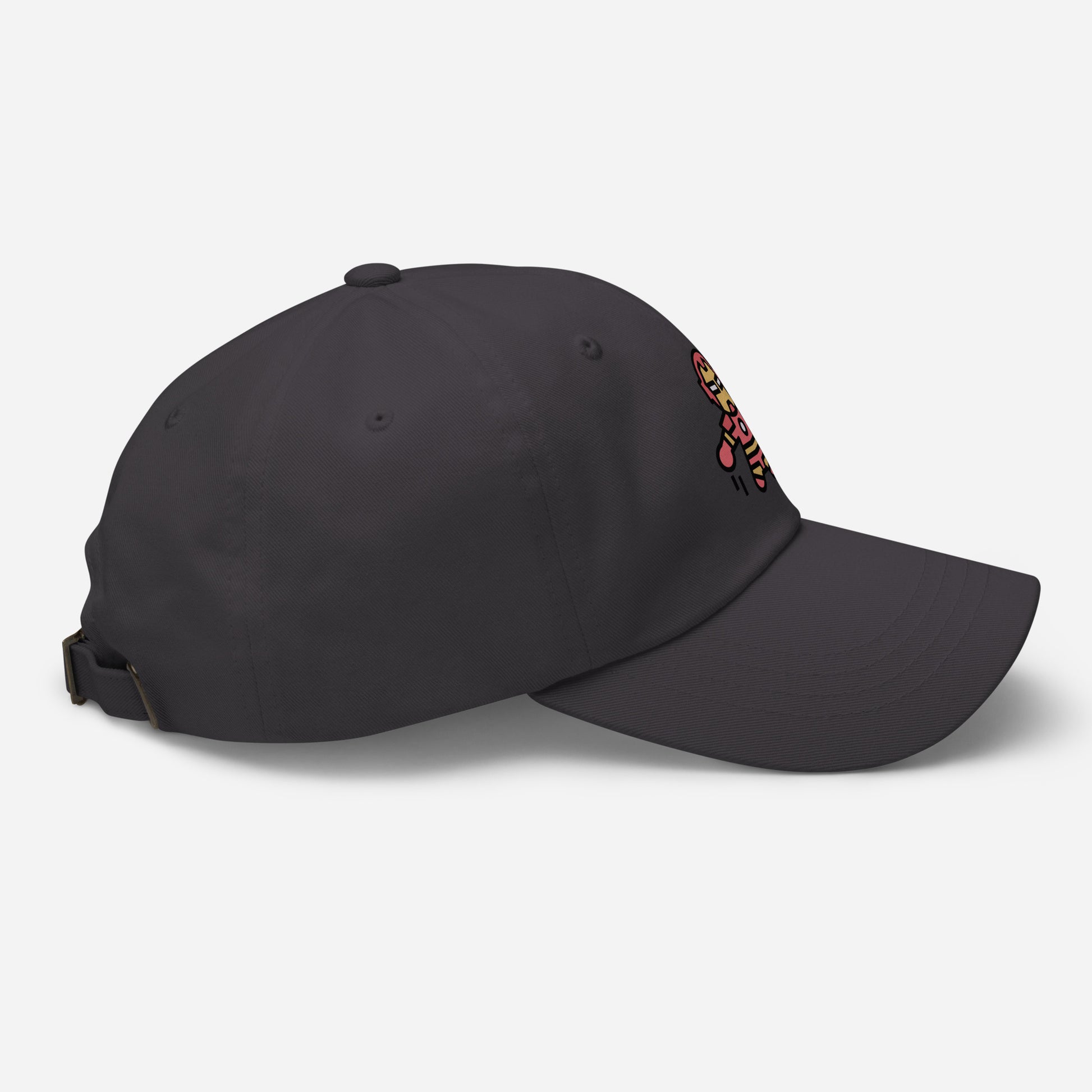 The Man - Armoured & Awesome - Cap - Baseball Cap - Dark Grey - Right side