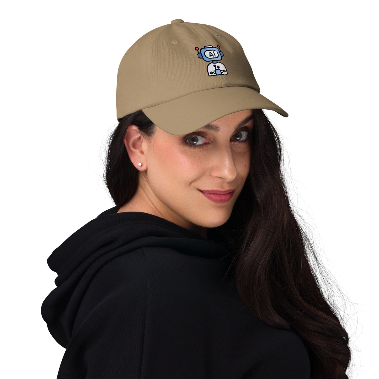 AI - Future Meets Fashion - Cap - Baseball Cap - Khaki - Front