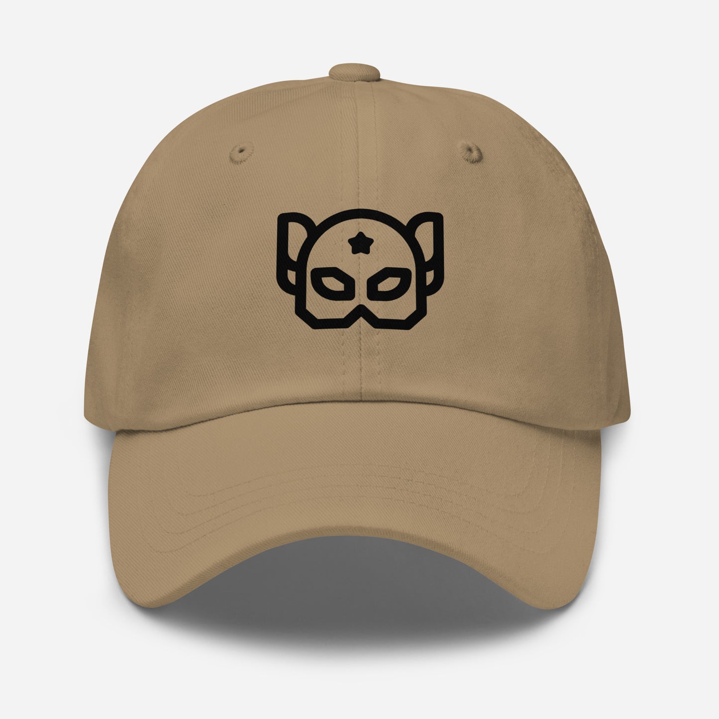 Hero Mask - “Galactic Guardian” - Cap - Baseball Cap - Khaki - Front