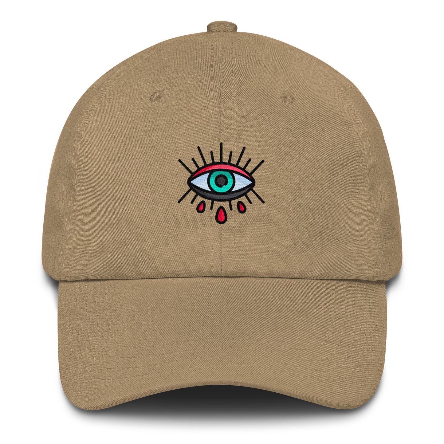 Eye - Modern Minimalism - Cap - Baseball Cap - Khaki - Front