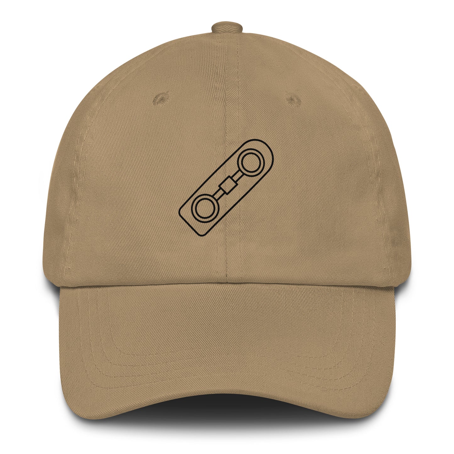 Hoverboard - Minimalist Design - Cap - Baseball Cap - Khaki - Front