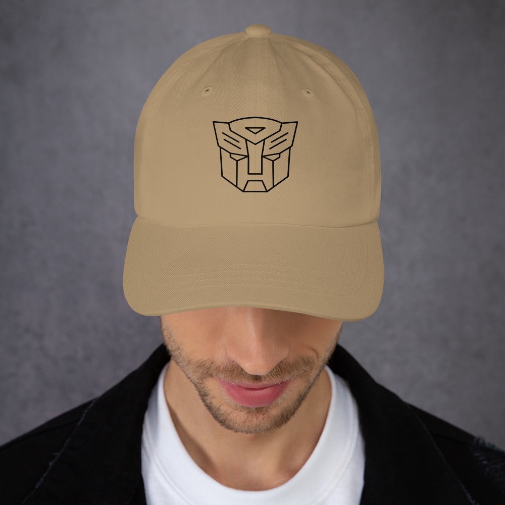 Tranzforma 2 - Minimalist Heroic Mech Icon - Cap - Baseball Cap - Khaki -
Front