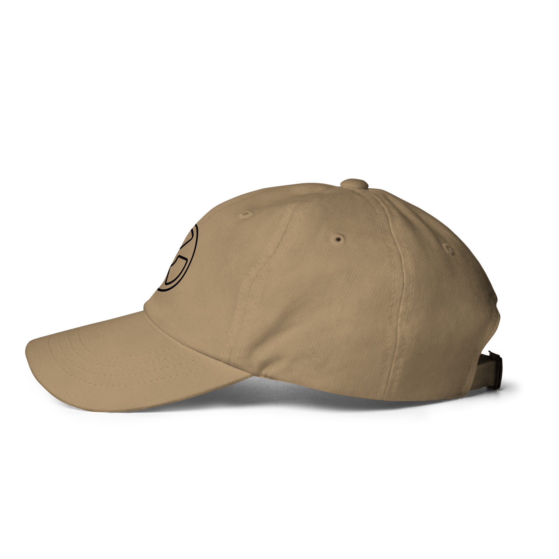 Radioactive - Line-Art Symbol - Cap - Baseball Cap - Khaki - Left side