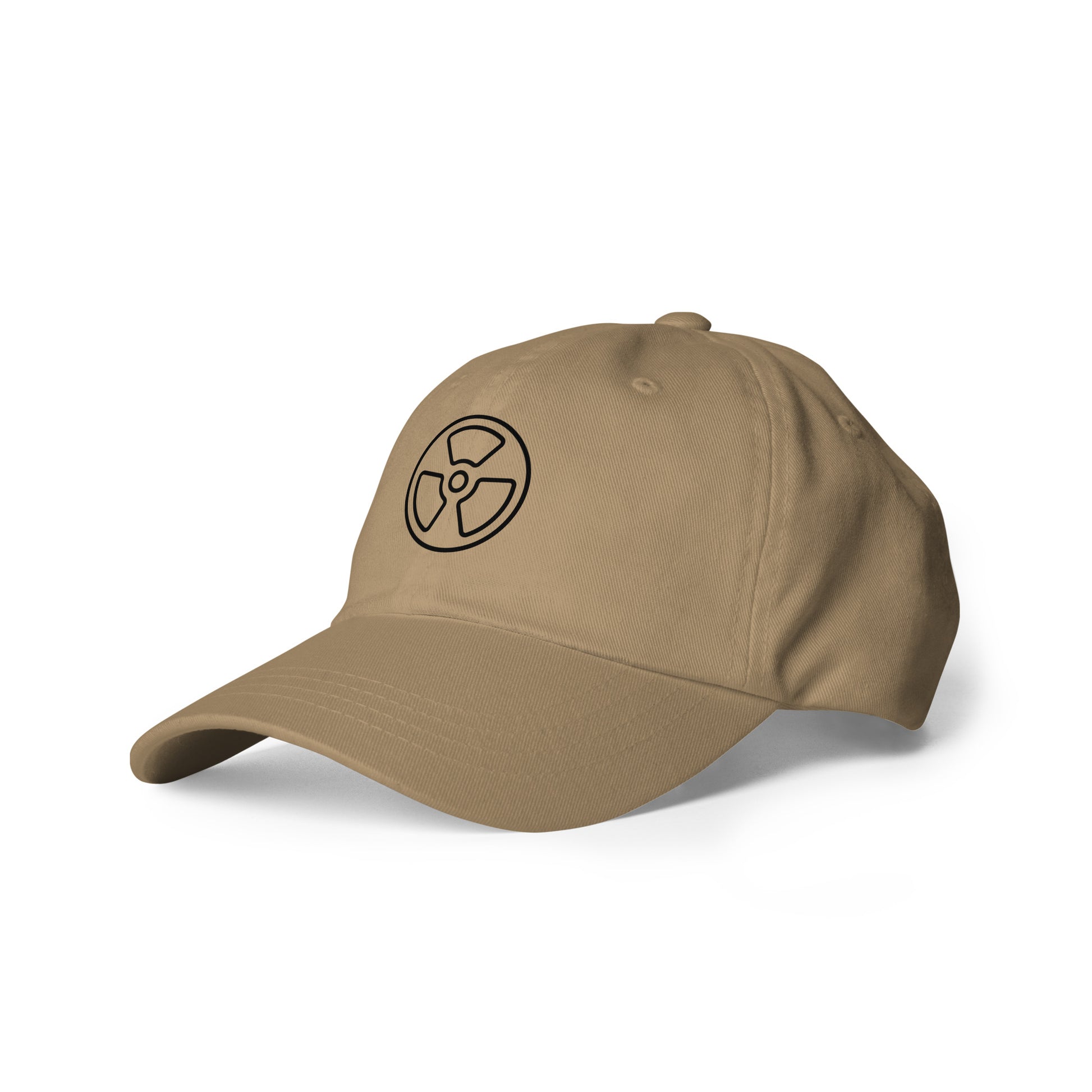 Radioactive - Line-Art Symbol - Cap - Baseball Cap - Khaki - left front