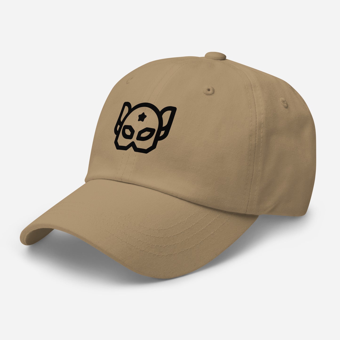 Hero Mask - “Galactic Guardian” - Cap - Baseball Cap - Khaki - Left front