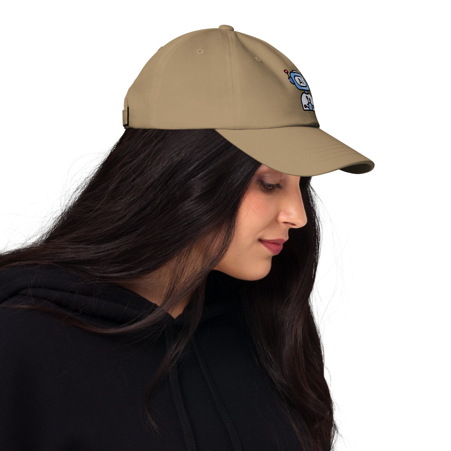 AI - Future Meets Fashion - Cap - Baseball Cap - Khaki - Right side