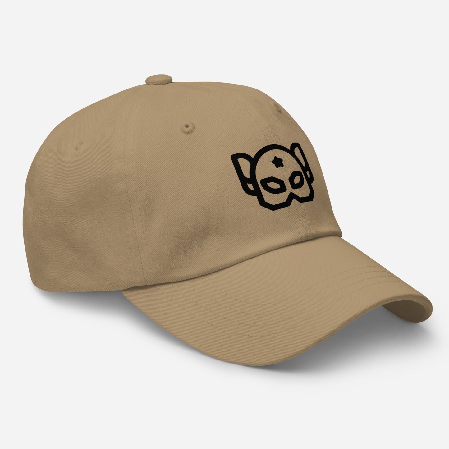 Hero Mask - “Galactic Guardian” - Cap - Baseball Cap - Khaki - Right front