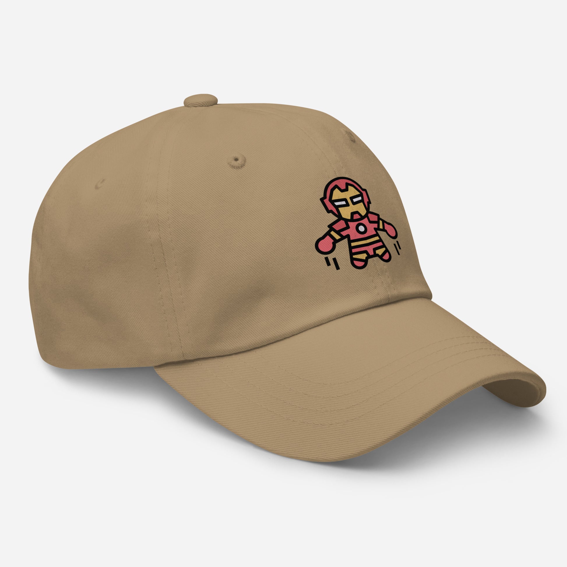 The Man - Armoured & Awesome - Cap - Baseball Cap - Khaki - Right front