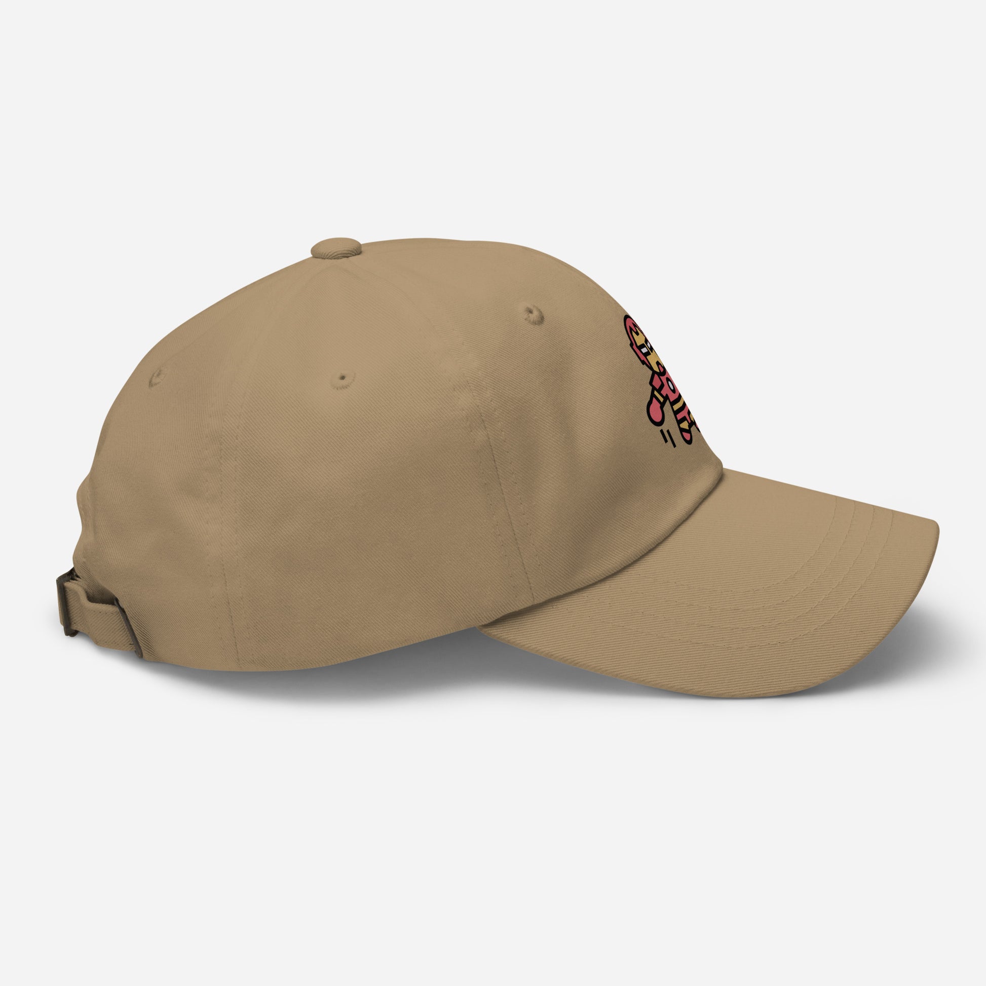 The Man - Armoured & Awesome - Cap - Baseball Cap - Khaki - Right side