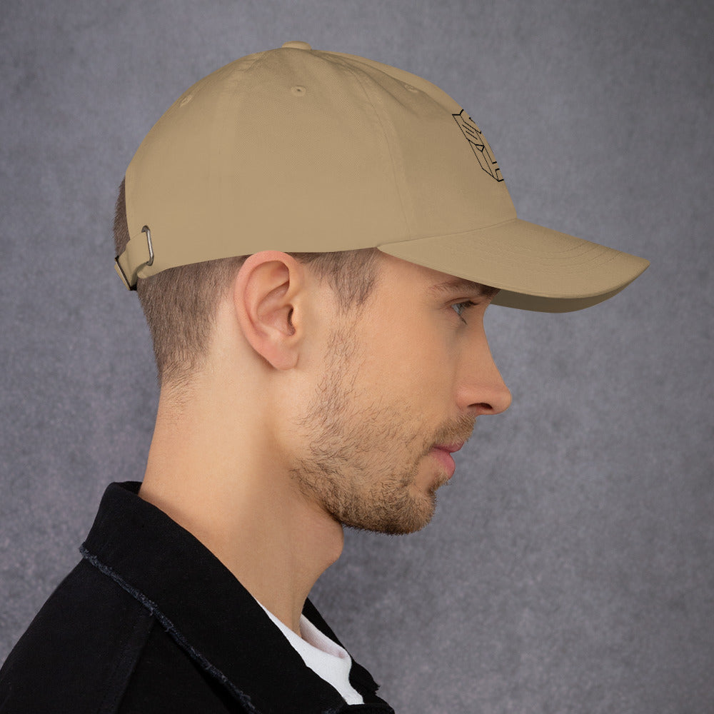 Tranzforma 2 - Minimalist Heroic Mech Icon - Cap - Baseball Cap - Khaki -
Right side