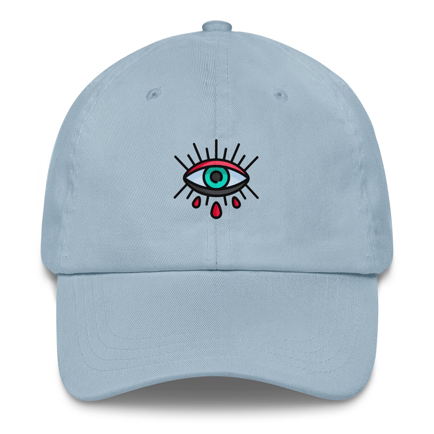 Eye - Modern Minimalism - Cap - Baseball Cap - Light Blue - Front