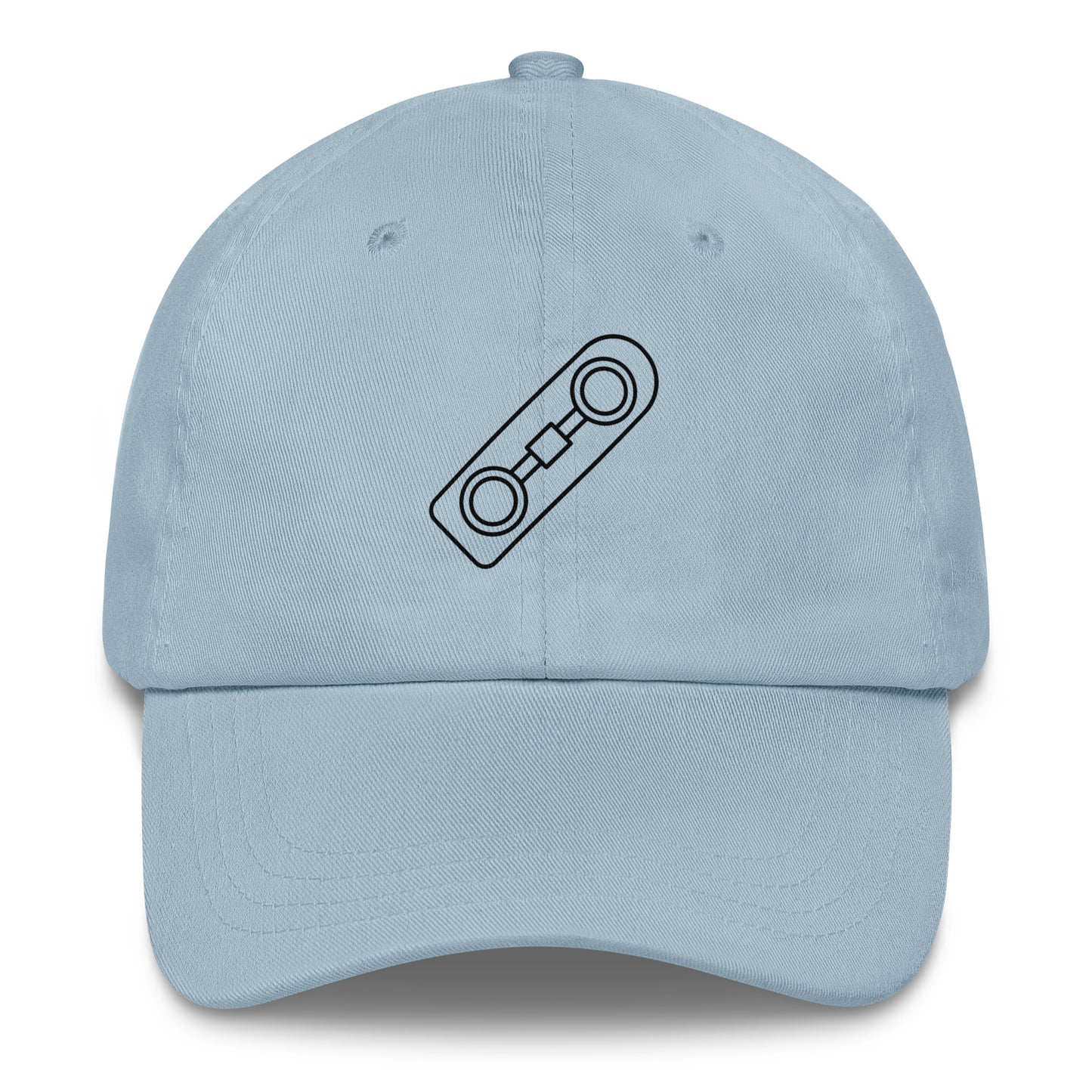 Hoverboard - Minimalist Design - Cap - Baseball Cap - Light Blue - Front