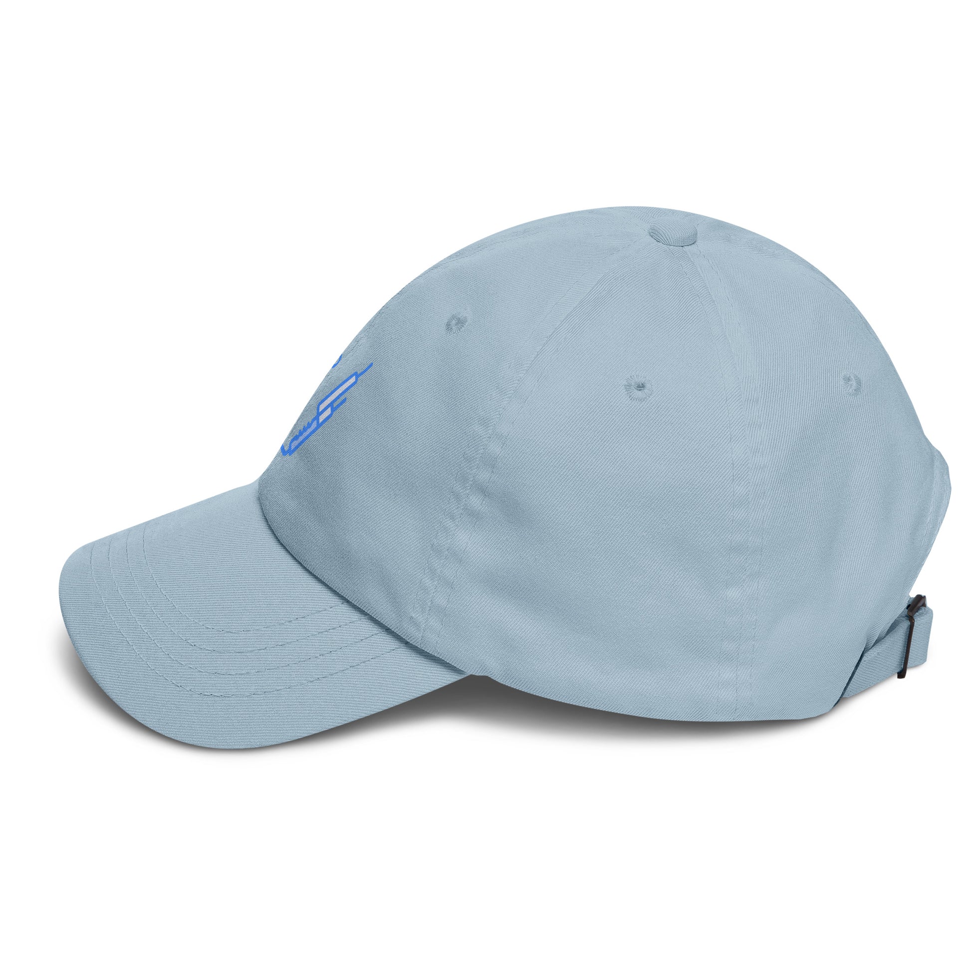 Proton Unit - Futuristic Gadget - Cap - Baseball Cap - Light Blue - Left side