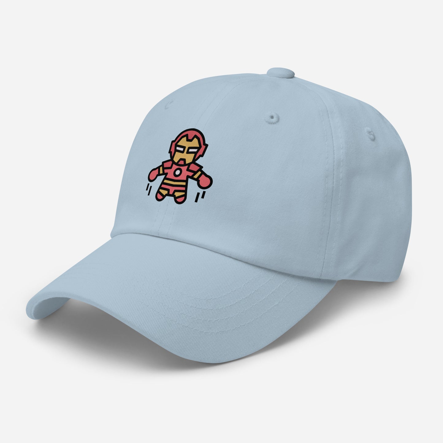 The Man - Armoured & Awesome - Cap - Baseball Cap - Light Blue - Left side