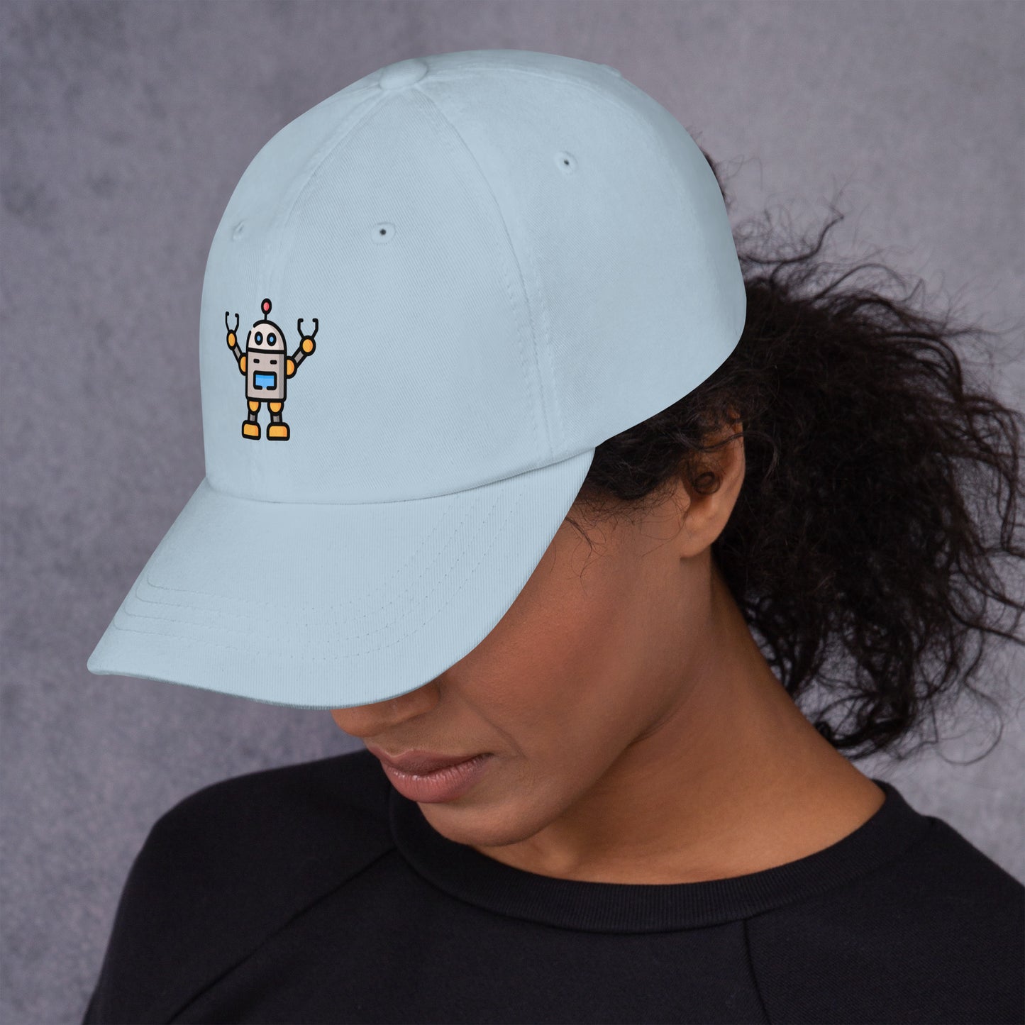 Robbie - Classic Space Guardian - Cap - Baseball Cap - Light Blue - Left side