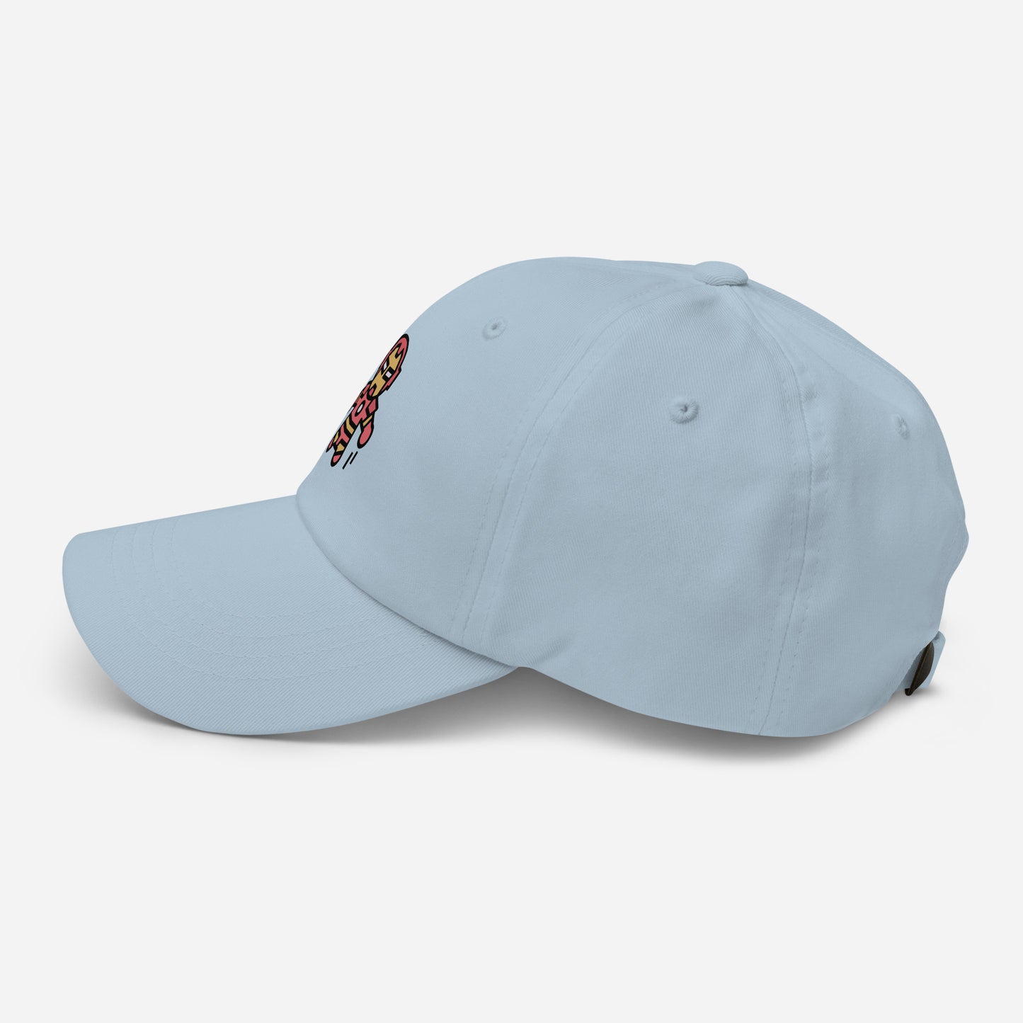 The Man - Armoured & Awesome - Cap - Baseball Cap - Light Blue - Left side