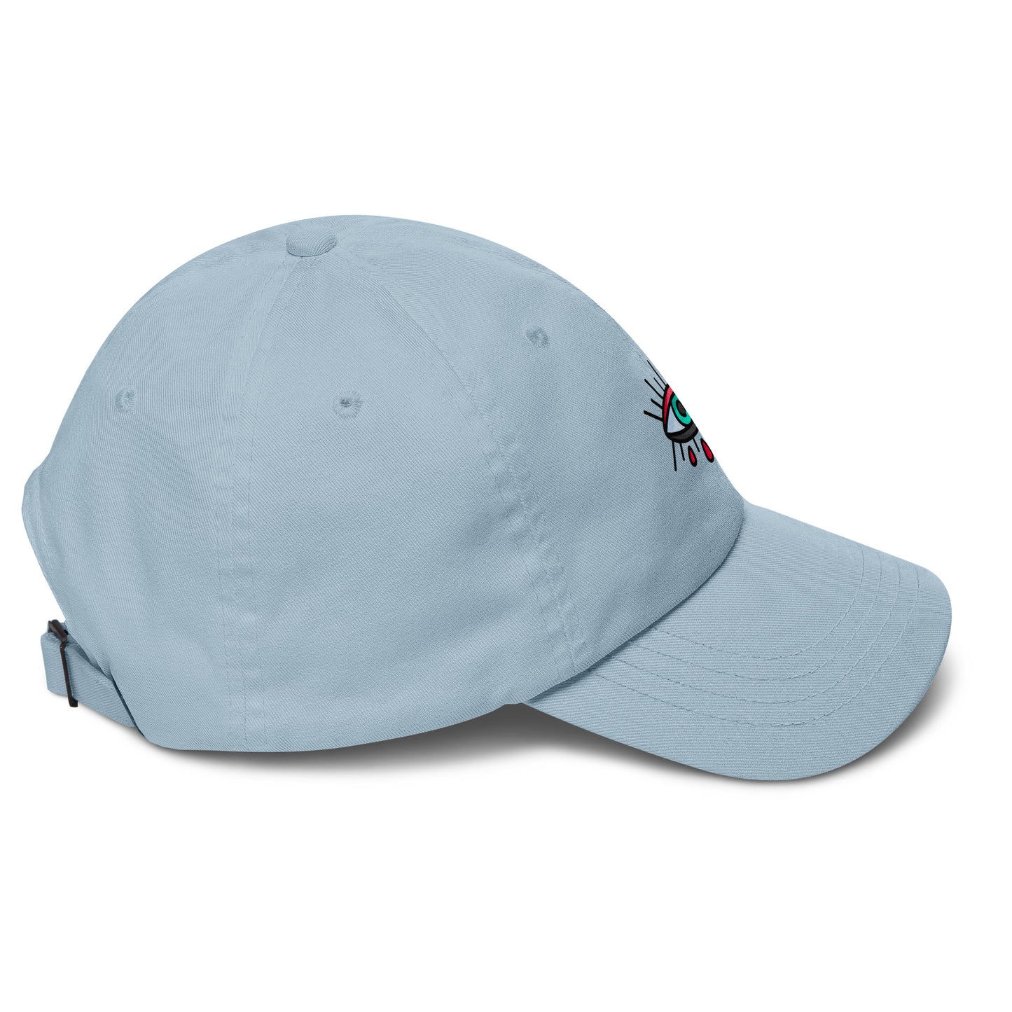 Eye - Modern Minimalism - Cap - Baseball Cap - Light Blue - Right side