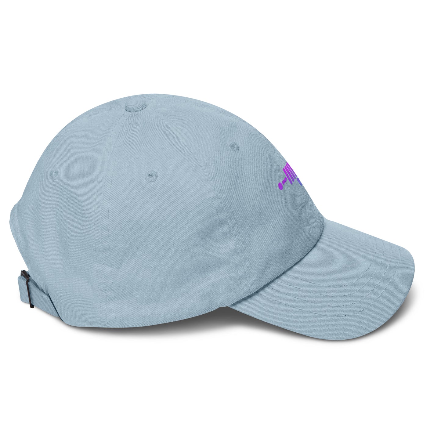 Ray Gun - Retro Sci-Fi Style - Cap - Baseball Cap - Light Blue - Right side
