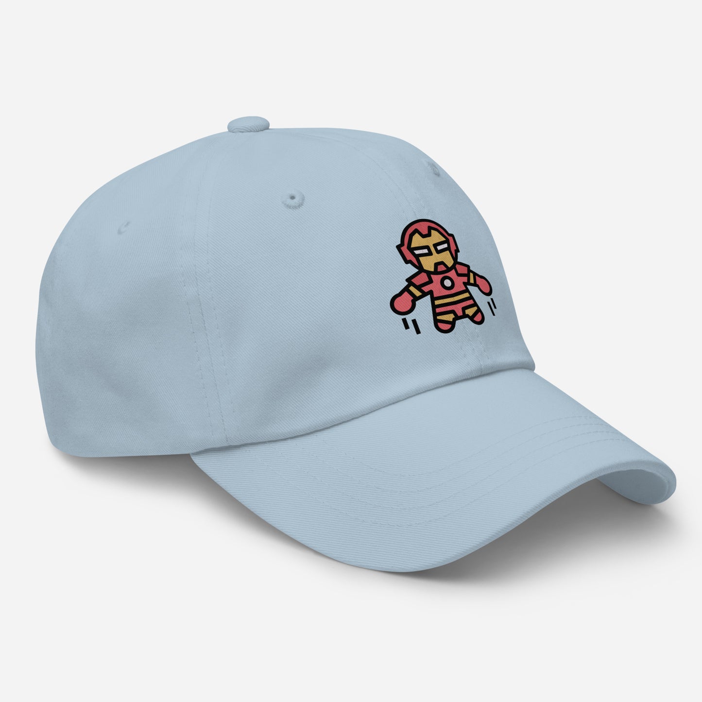 The Man - Armoured & Awesome - Cap - Baseball Cap - Light Blue - Right front