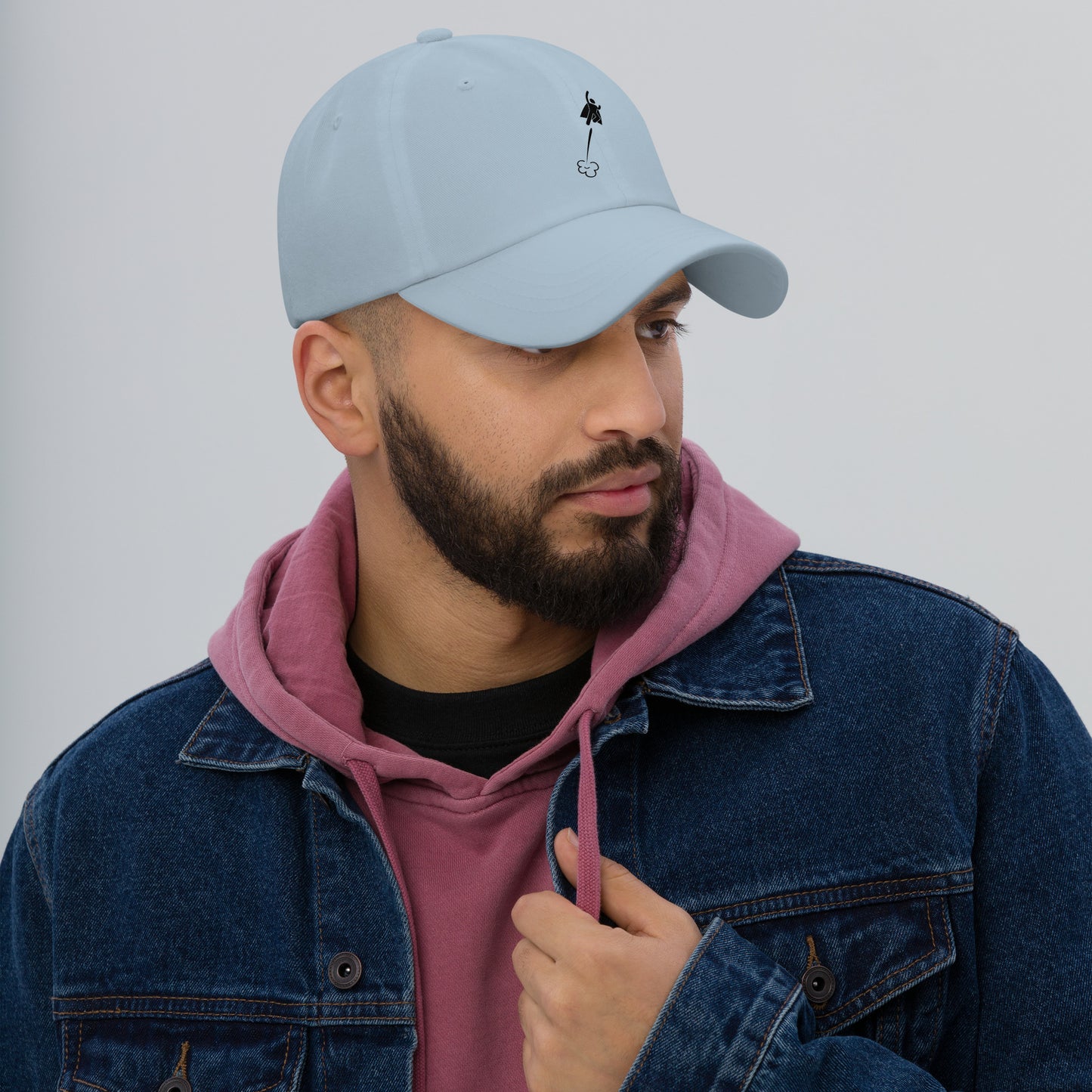 Duty Calls - Up, Up And Gone - Cap - Baseball Cap - Light Blue - Right front