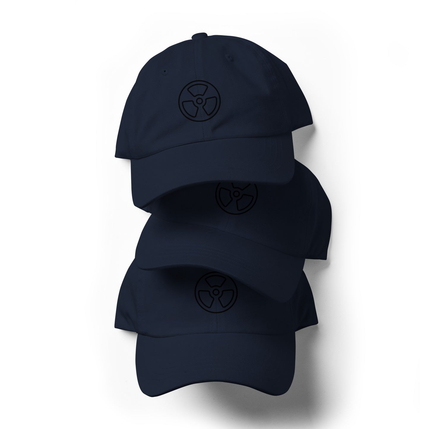Radioactive - Line-Art Symbol - Cap - Baseball Cap - Navy - Front