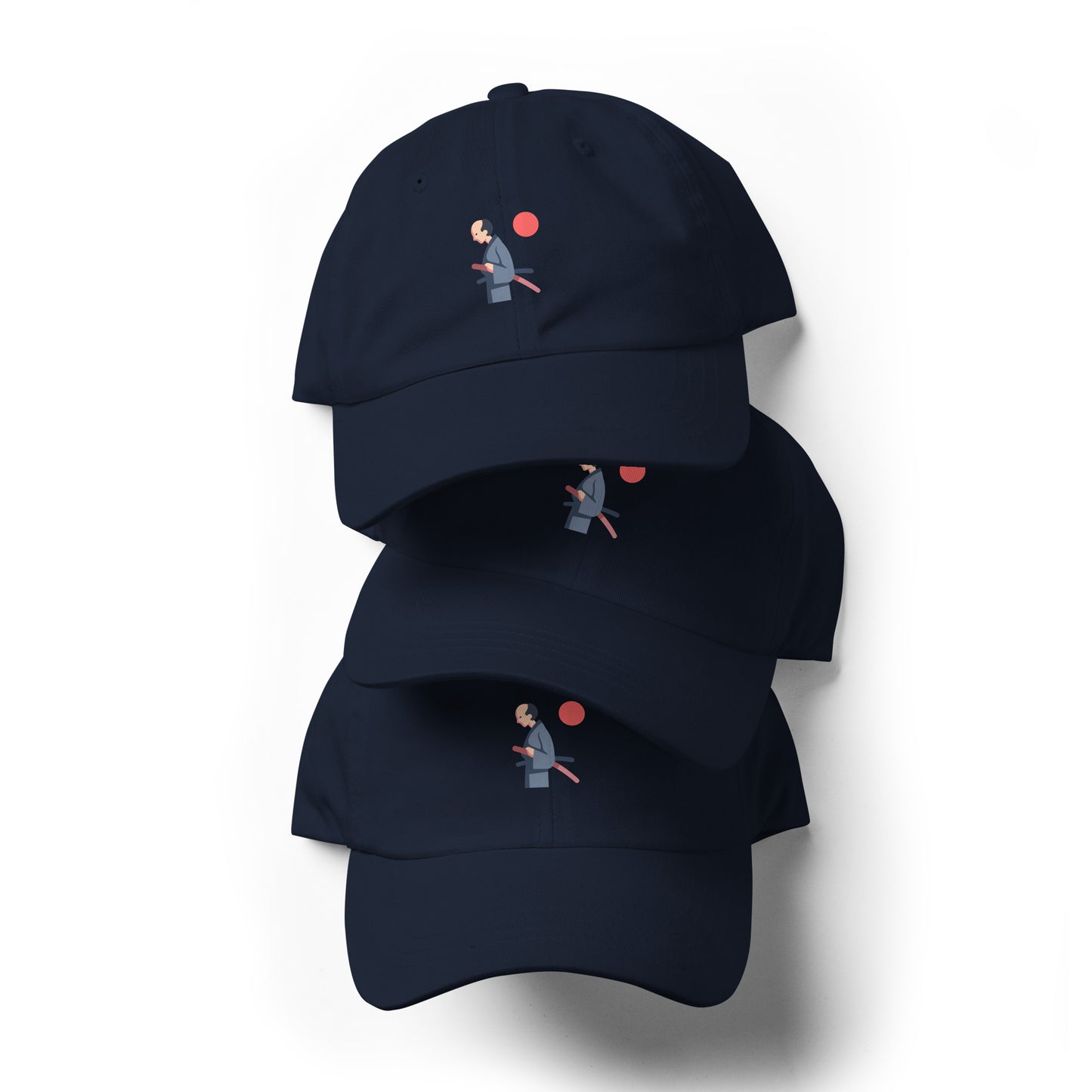 Samurai - Honour In Silence - Cap - Baseball Cap - Navy - Front