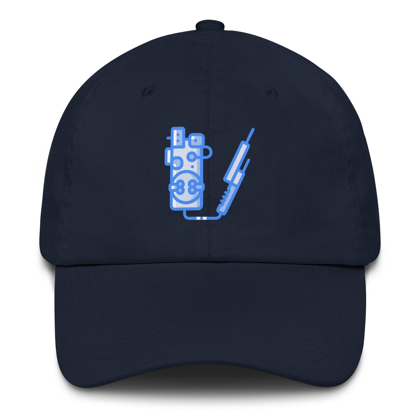 Proton Unit - Futuristic Gadget - Cap - Baseball Cap - Navy - Front