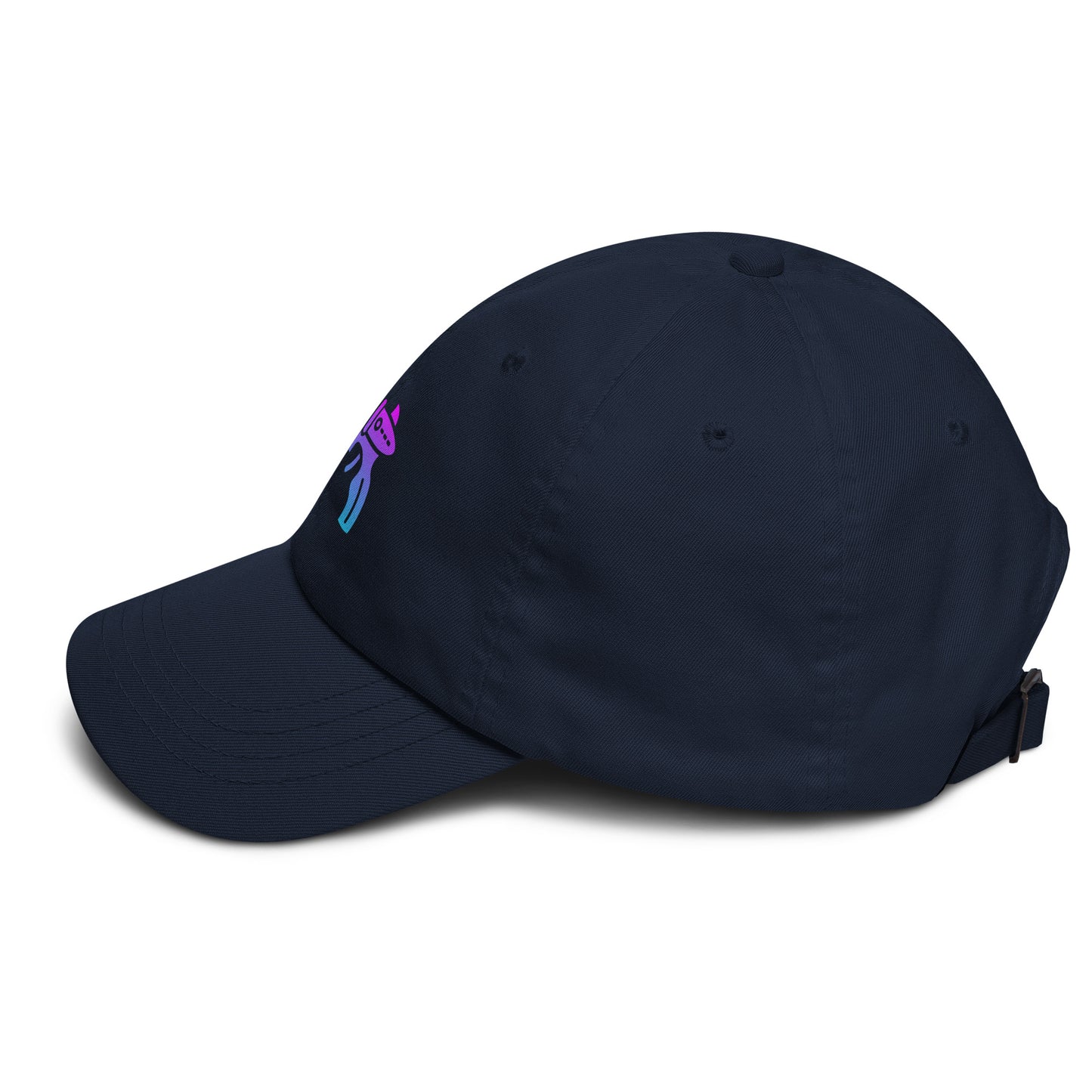 Ray Gun - Retro Sci-Fi Style - Cap - Baseball Cap - Navy - Left side