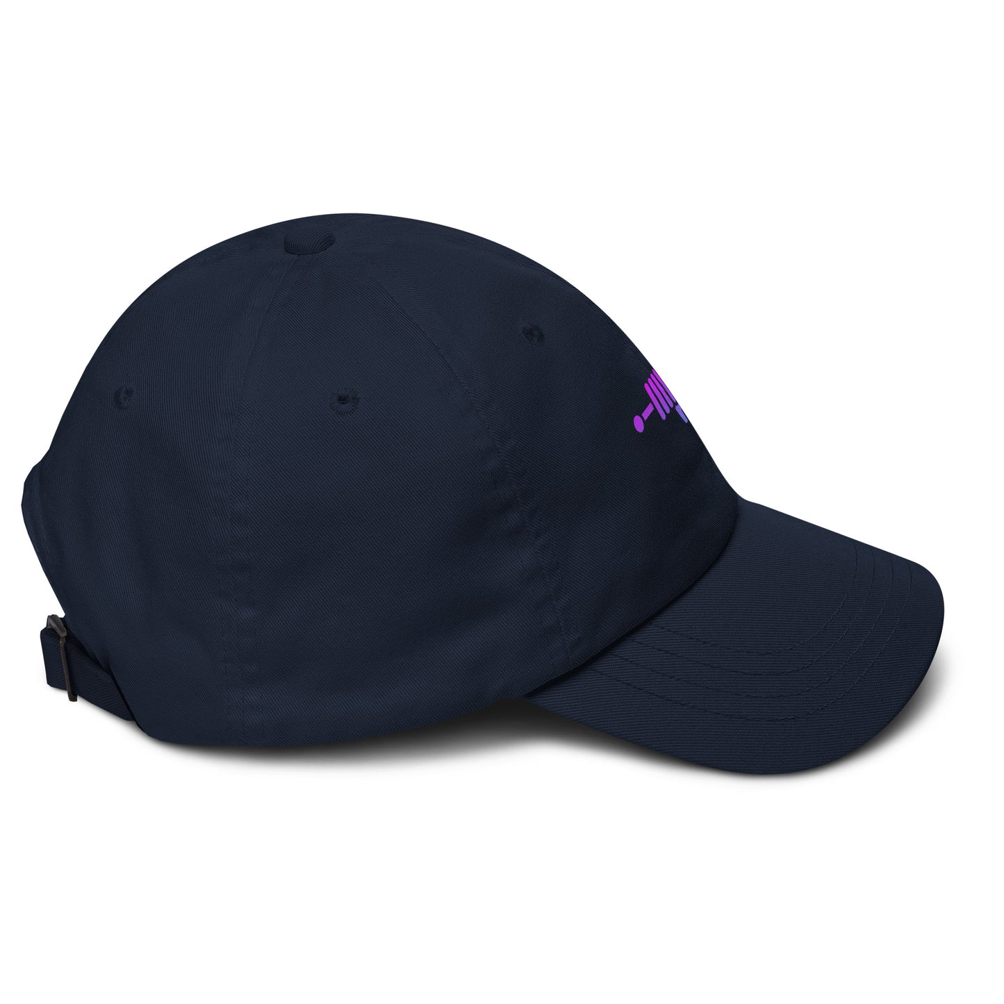 Ray Gun - Retro Sci-Fi Style - Cap - Baseball Cap - Navy - Right side