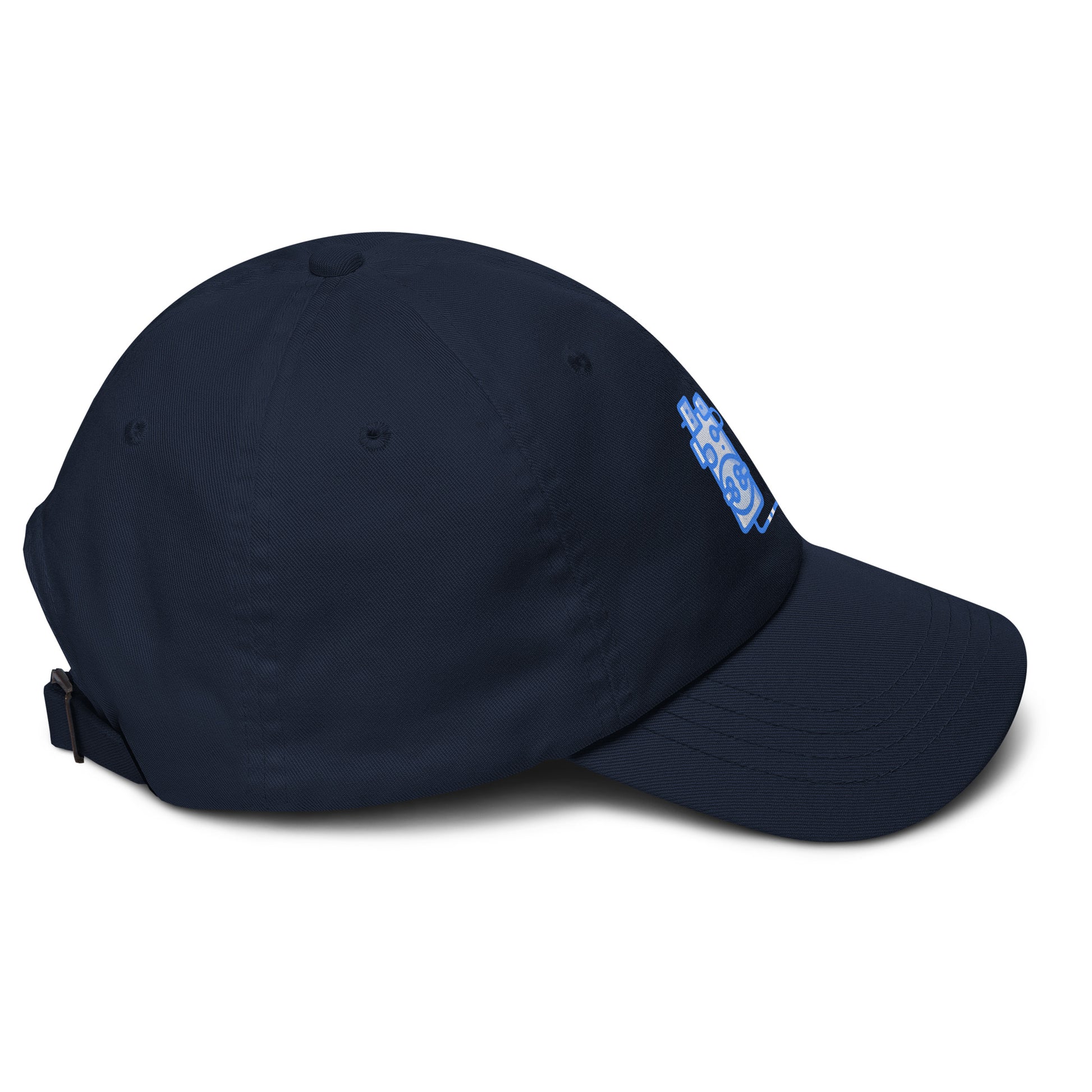 Proton Unit - Futuristic Gadget - Cap - Baseball Cap - Navy - Right side