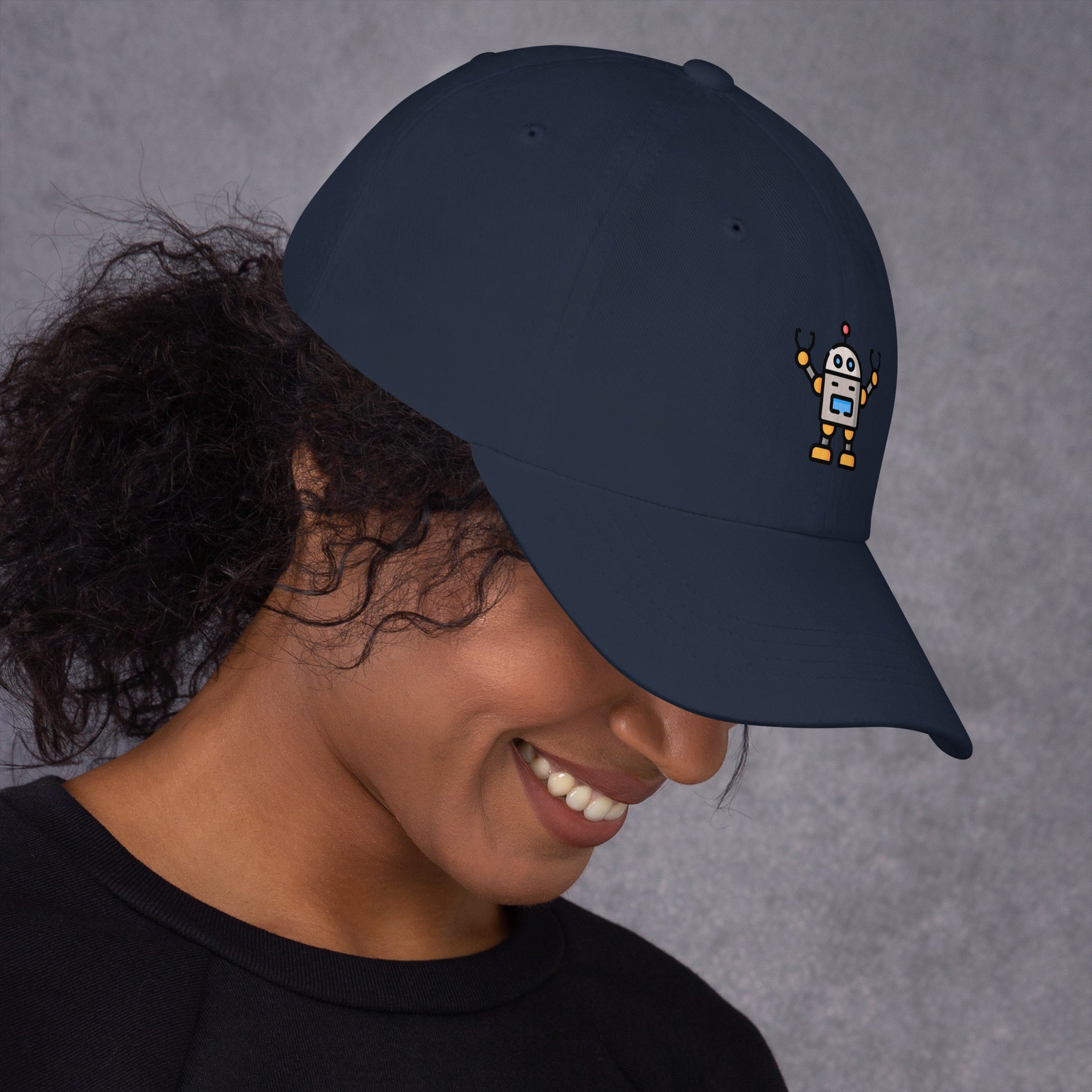 Robbie - Classic Space Guardian - Cap - Baseball Cap - Navy - Right side
