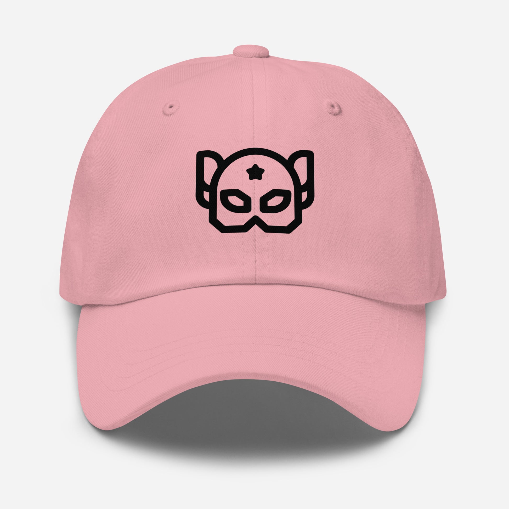 Hero Mask - “Galactic Guardian” - Cap - Baseball Cap - Pink - Front