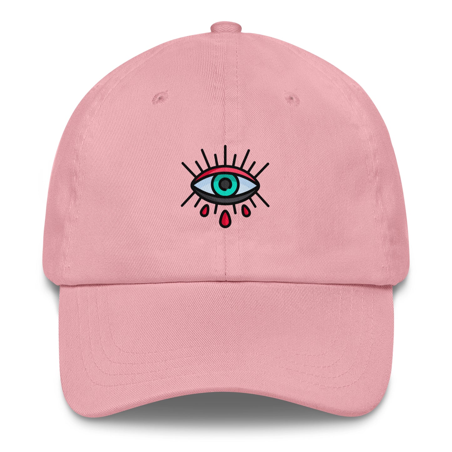 Eye - Modern Minimalism - Cap - Baseball Cap - Pink - Front
