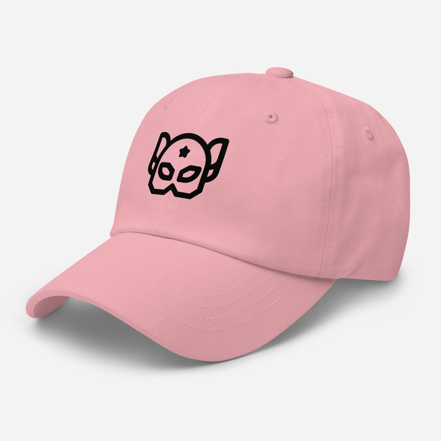 Hero Mask - “Galactic Guardian” - Cap - Baseball Cap - Pink - Left front