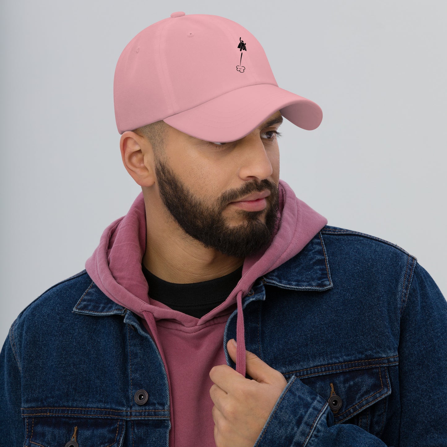 Duty Calls - Up, Up And Gone - Cap - Baseball Cap - Pink - Right front