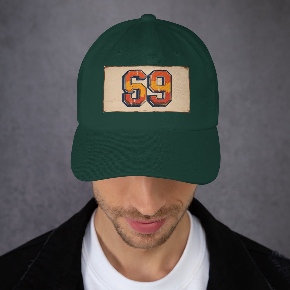 Do you - Bold ‘69’ Design - Cap - Baseball Cap - Spruce - Front