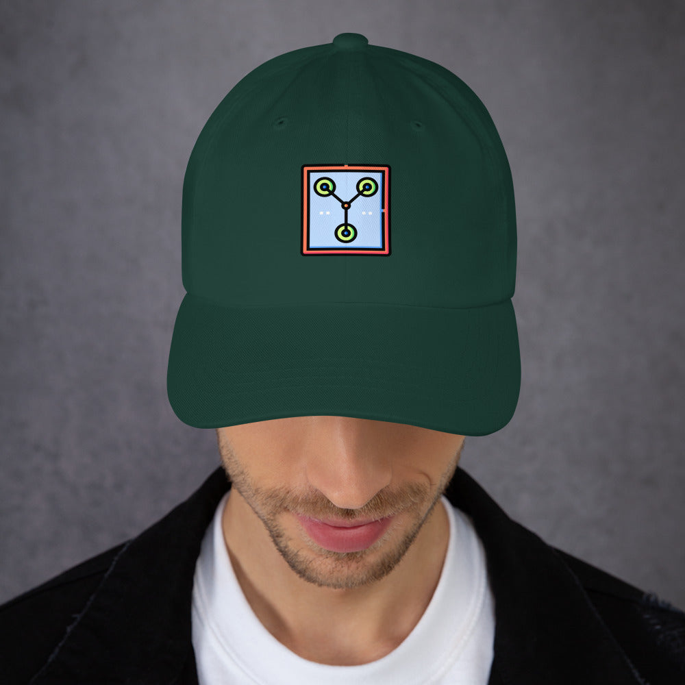 Flux - Futuristic Design - Cap - Baseball Cap - Spruce - Front