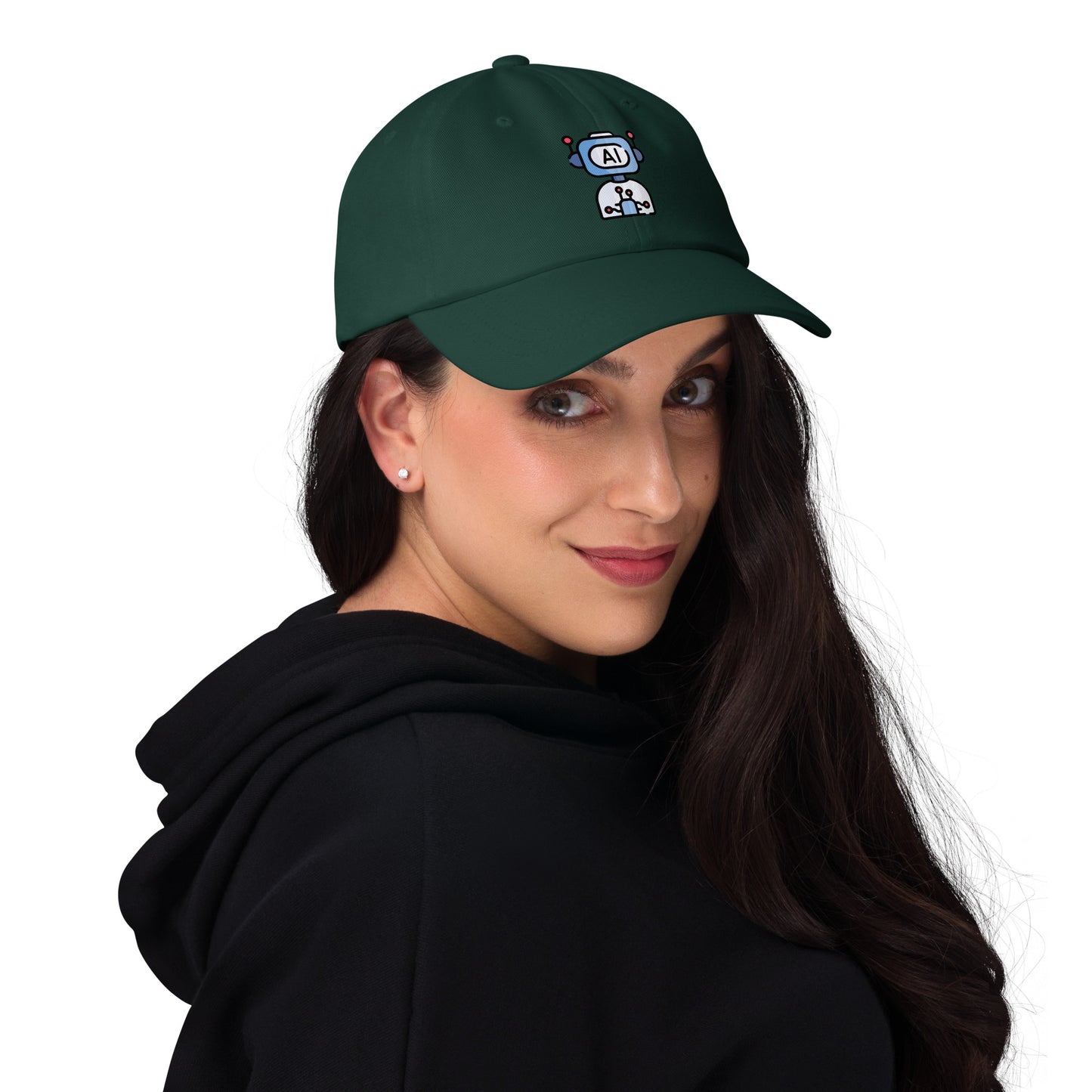 AI - Future Meets Fashion - Cap - Baseball Cap - Spruce - Front