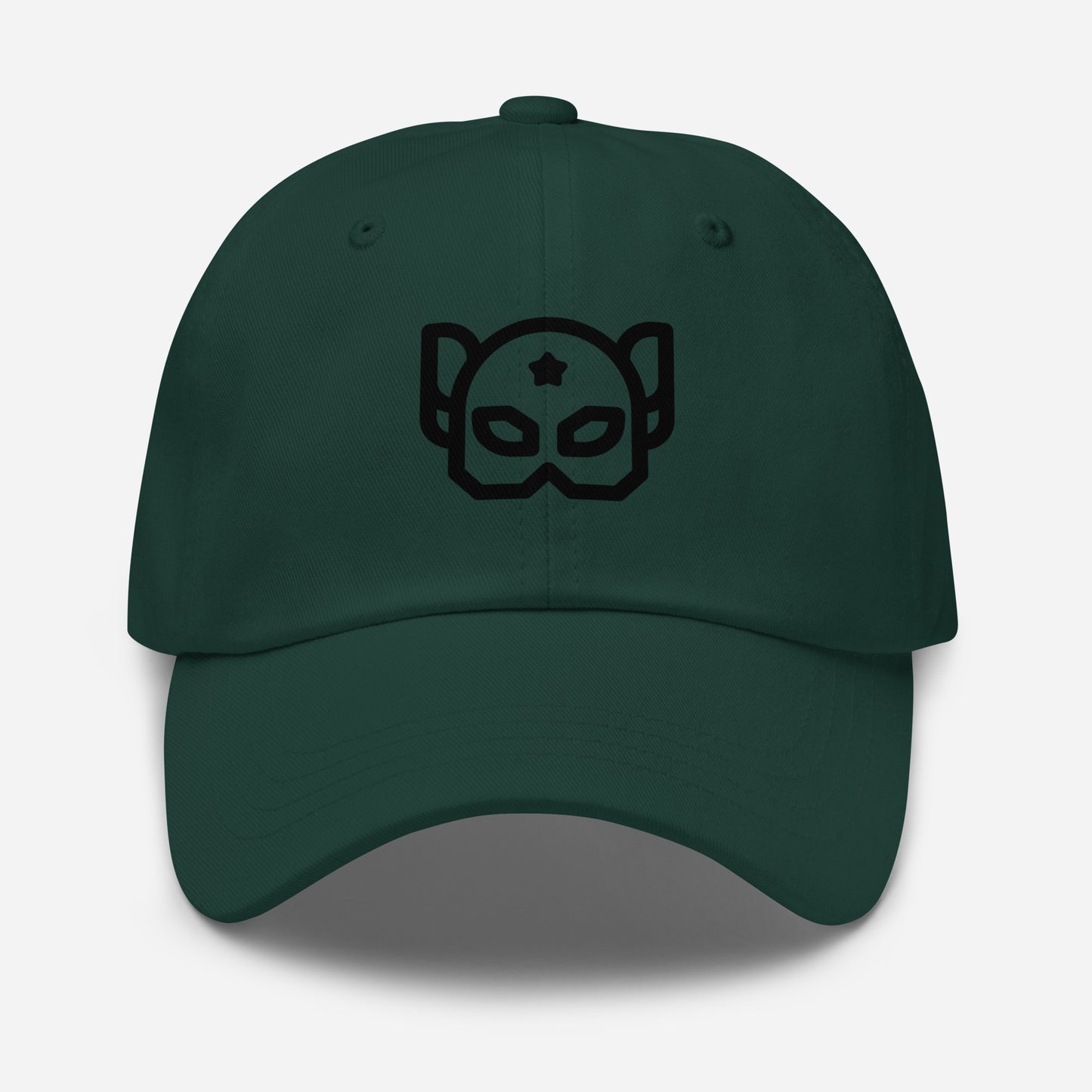 Hero Mask - “Galactic Guardian” - Cap - Baseball Cap - Spruce - Front