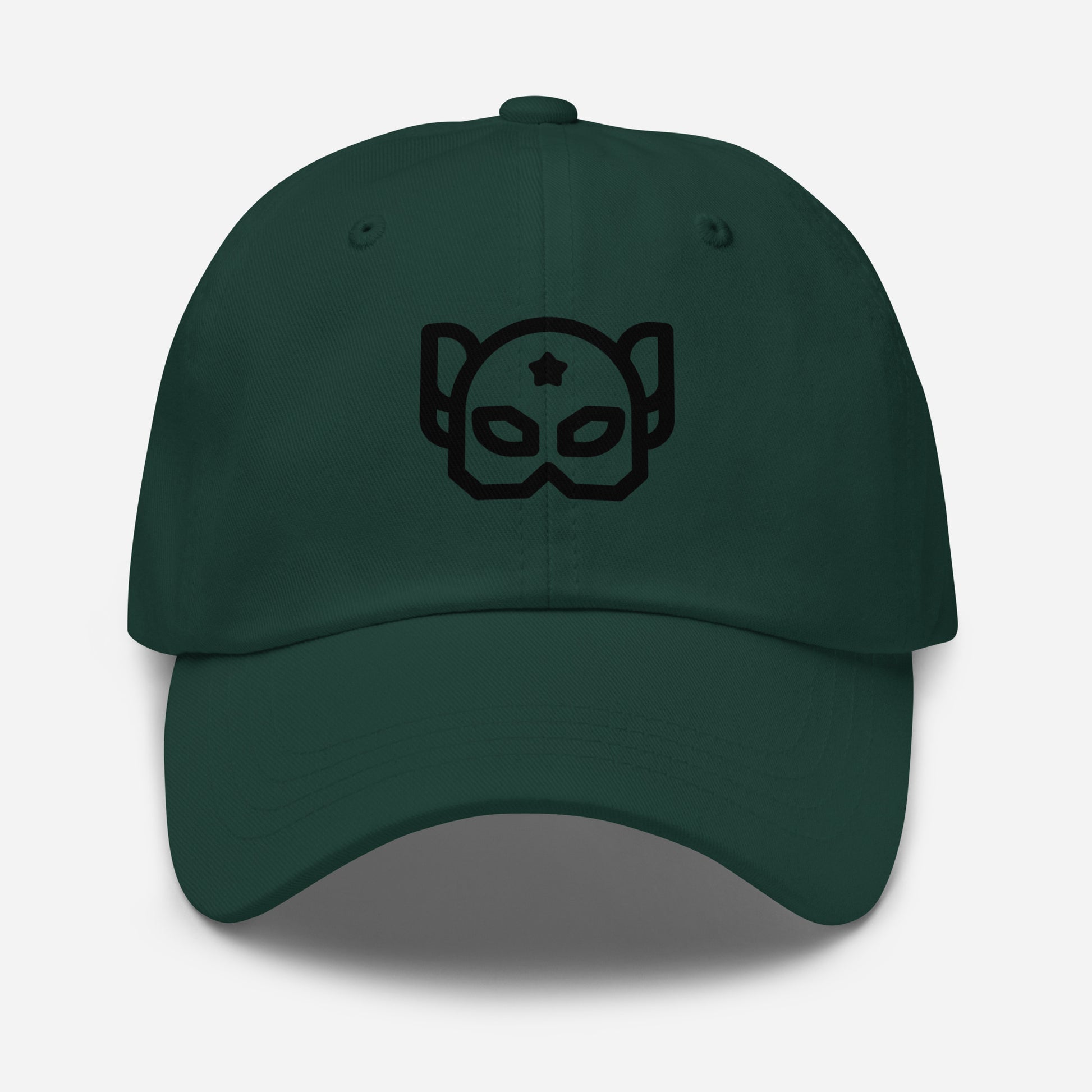 Hero Mask - “Galactic Guardian” - Cap - Baseball Cap - Spruce - Front