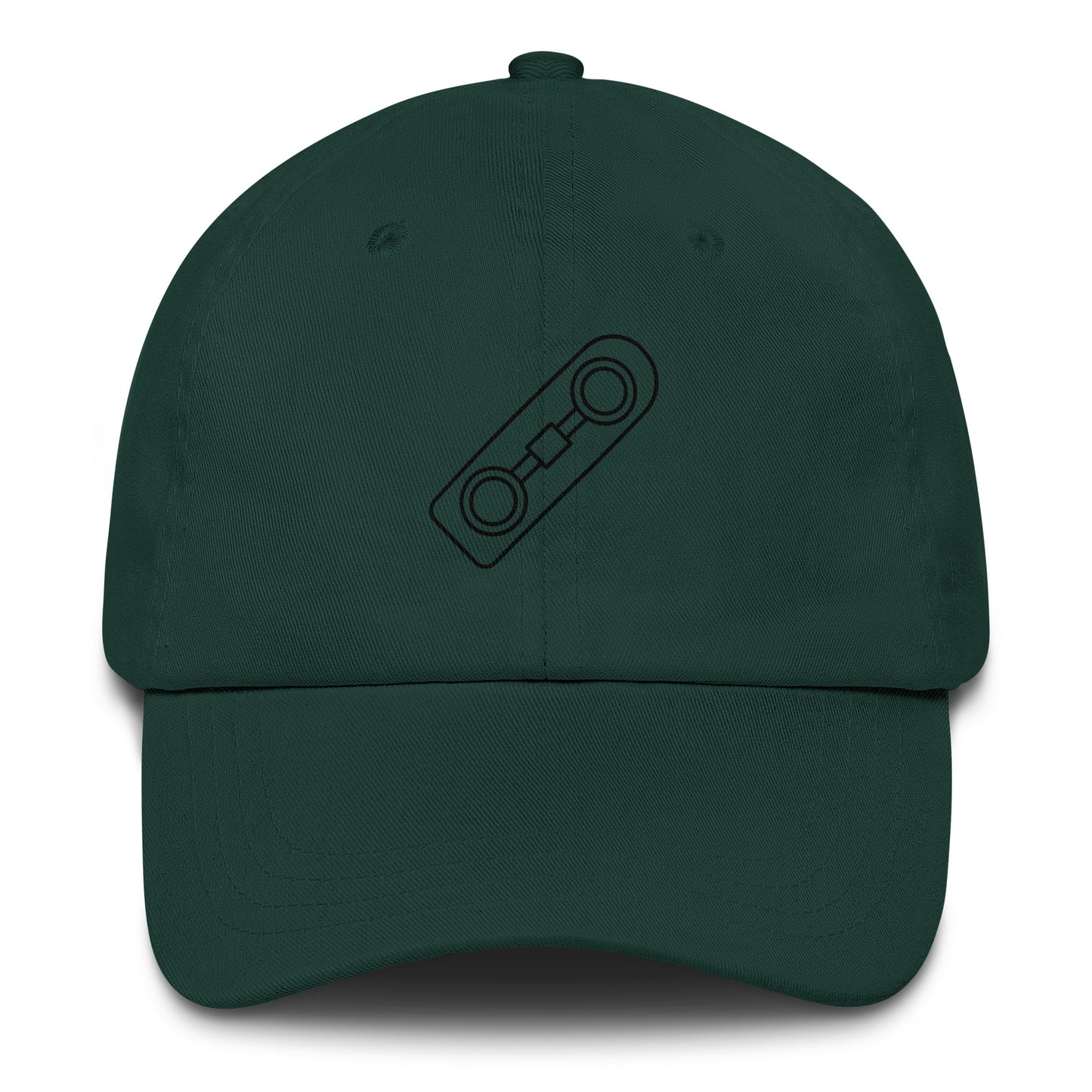 Hoverboard - Minimalist Design - Cap - Baseball Cap - Spruce - Front