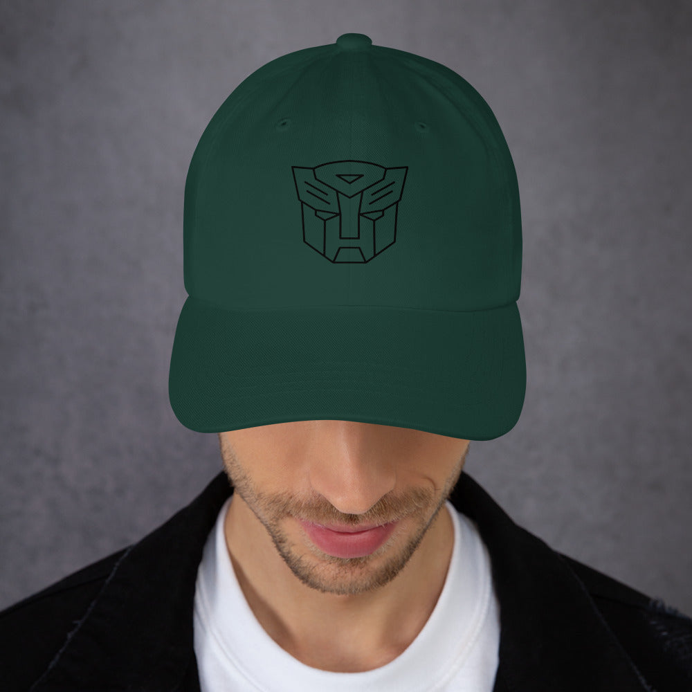 Tranzforma 2 - Minimalist Heroic Mech Icon - Cap - Baseball Cap - Spruce -
Front